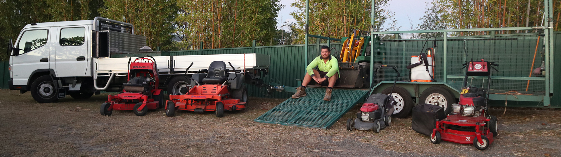 Gold Coast lawn mowing equipment